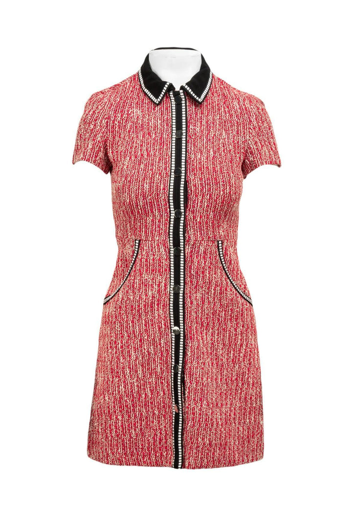 maje Size S Renati Tweed Cardigan & Mini Dress Set