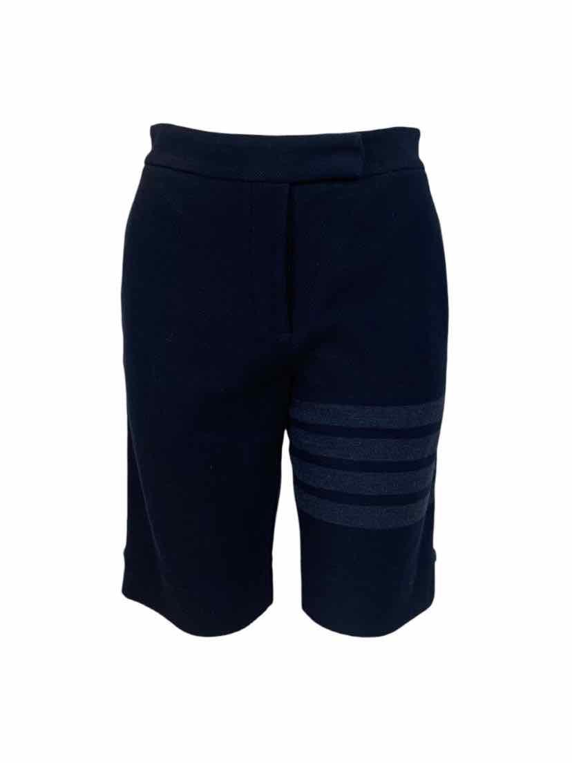 Thom Browne Size 38 Cotton Twill 4-Bar Shorts