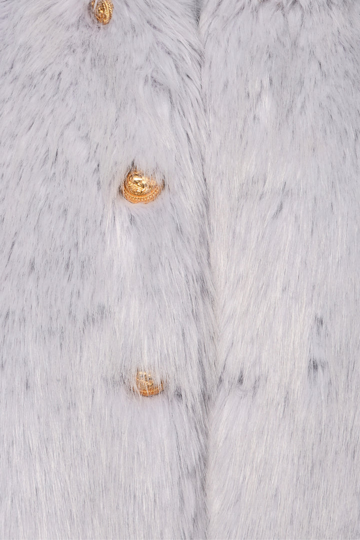 Balmain Size 36 Faux Fur Bomber Jacket