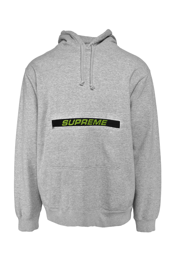 Supreme Size XL Men's Zip Pouch Logo Hoodie