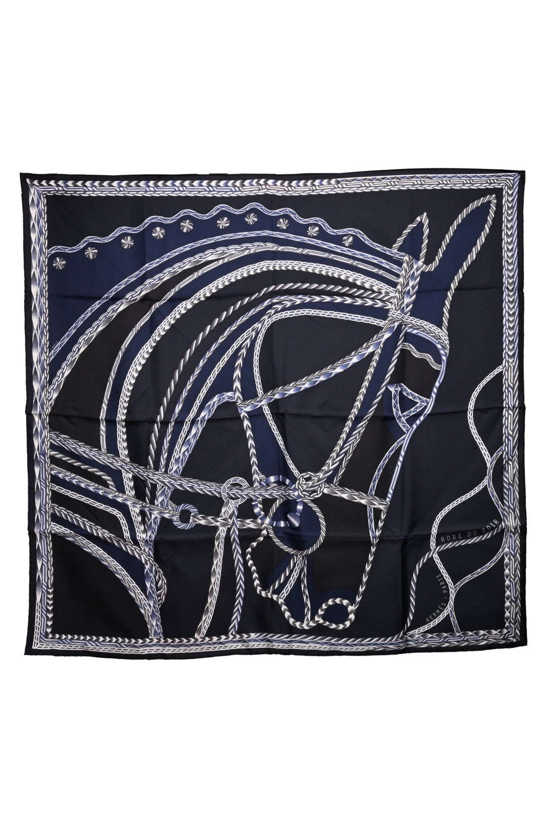 Hermes Robe Du Soir Twill Silk Scarf