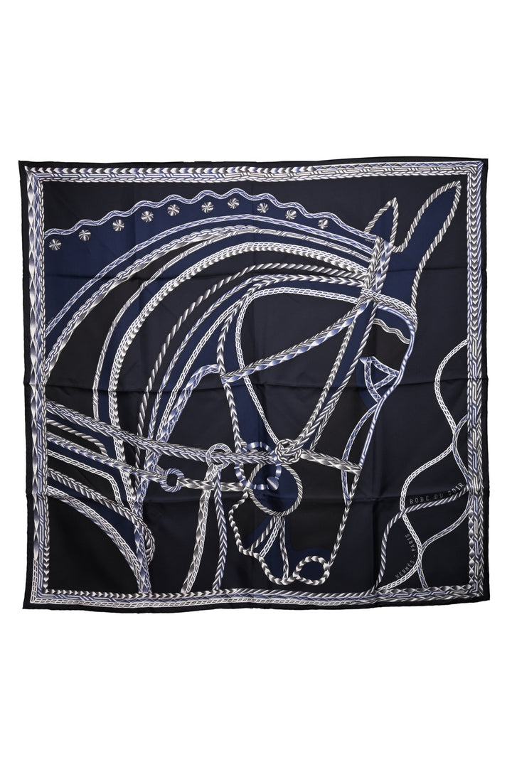 Hermes Robe Du Soir Twill Silk Scarf