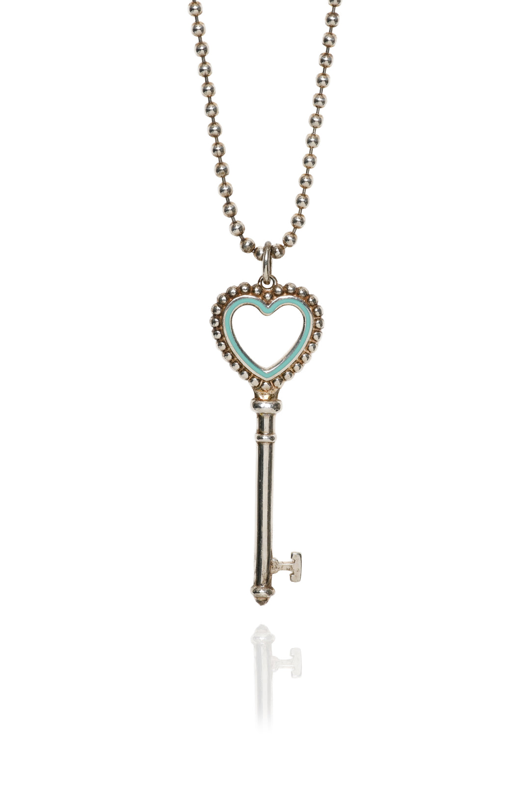 Tiffany & Co Size Heart Key Necklace