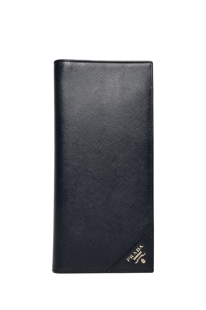Prada Men's Saffiano Leather Document & Passport Holder