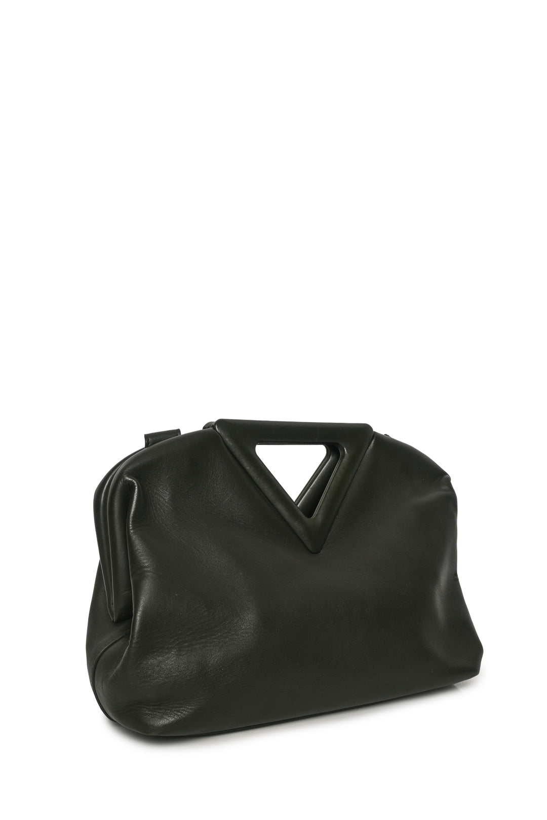 Bottega Veneta Medium Dark Green Nappa Leather The Triangle Bag