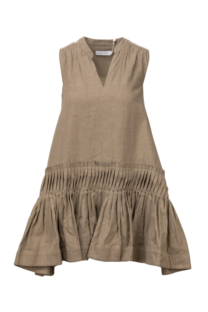 Jonathan Simkhai Size XS Sleeveless Pleated Mini Dress