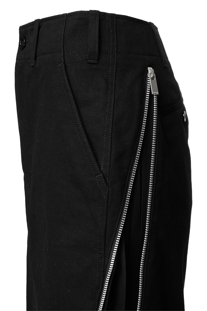Sacai Size 2 Zip-Detail Pleated Skirt