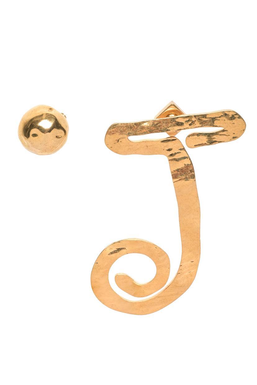 Jacquemus Mismatched La Boucle J Earrings