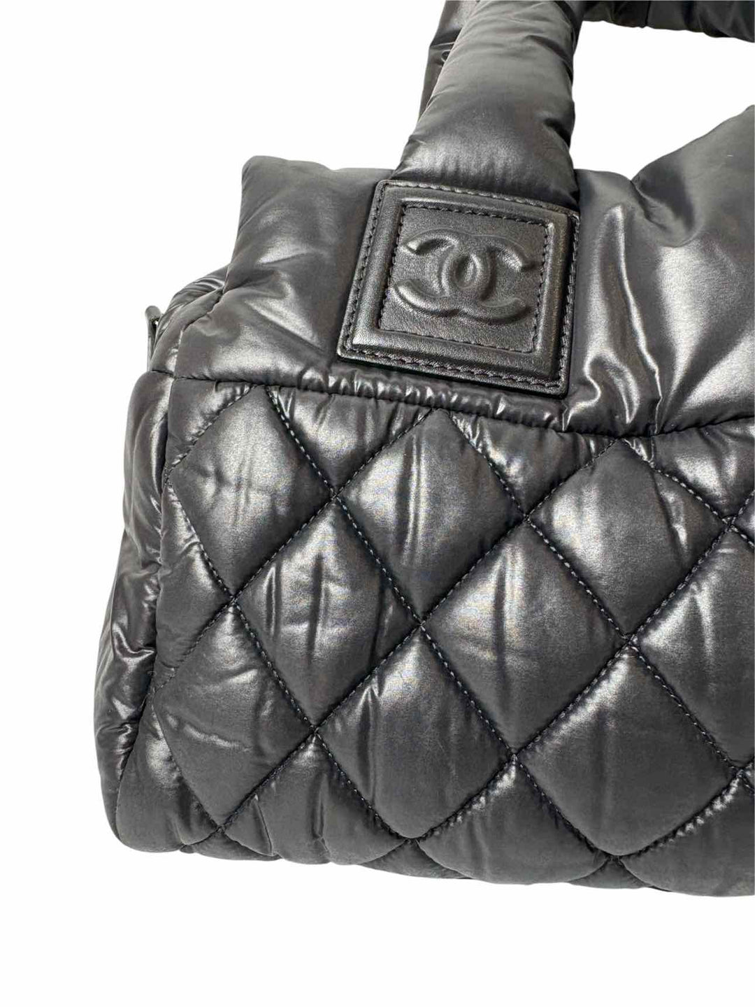 Chanel Karl Lagerfeld Sport Coco Cocoon CC Logo Nylon Tote Purse