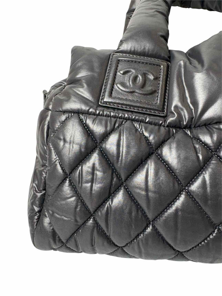 Chanel Karl Lagerfeld Sport Coco Cocoon CC Logo Nylon Tote Purse