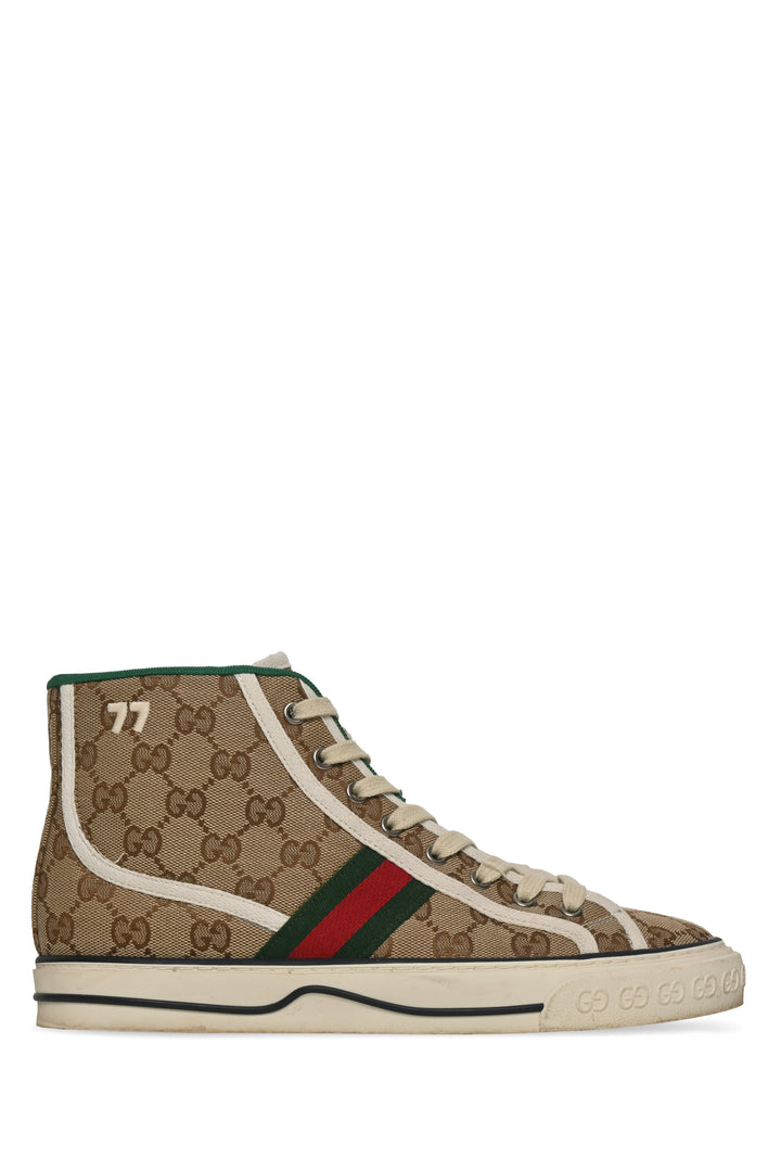 Gucci Size 40 Tennis 1977 High GG Supreme Sneaker