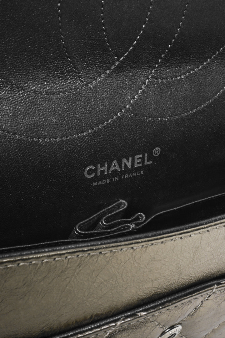 Chanel 2006-2008 Metallic Aged Calfskin Quilted 2.55 Reissue Double Flap Bag