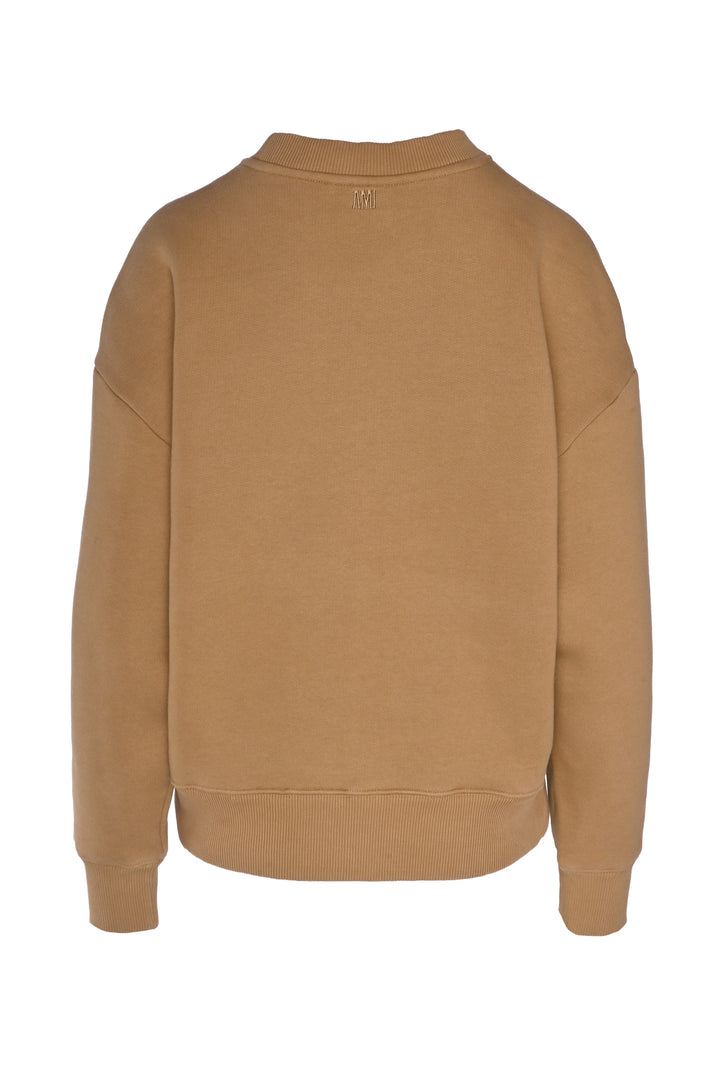 Ami Size S Ami De CÅ“ur Heavyweight Embroidered Logo Sweatshirt