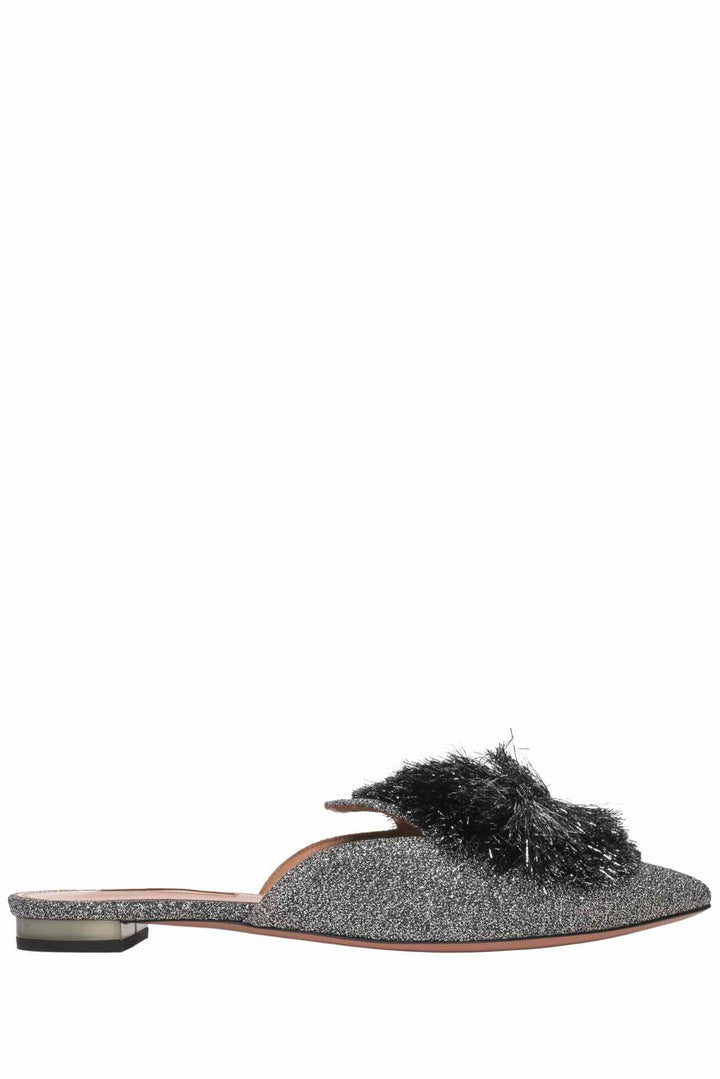 Aquazzura Size 36 Powder Puff Flats