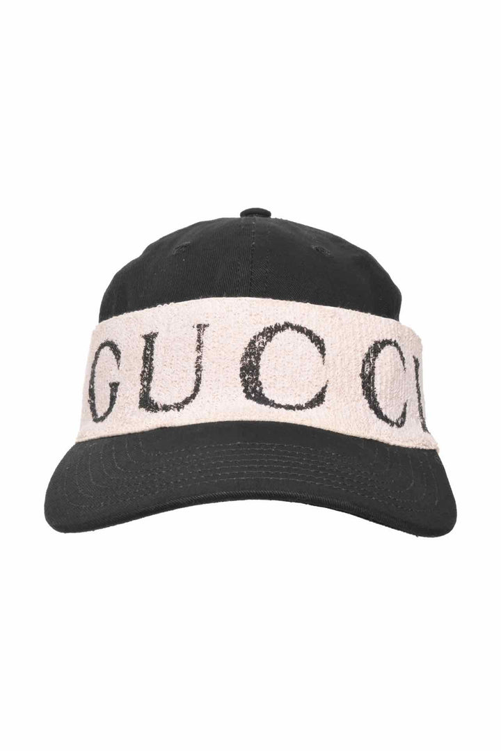Gucci Size M Logo Print Headband Hat