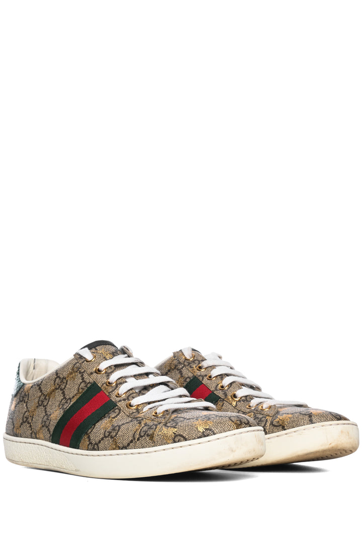 Gucci Size 39.5 Ace Bee GG Supreme Sneaker