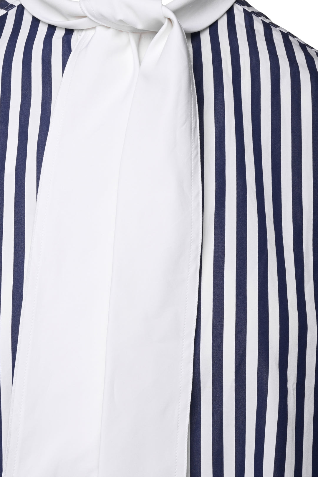 Sebline Size XL Chemise Lavalier Butcher Stripe Tops