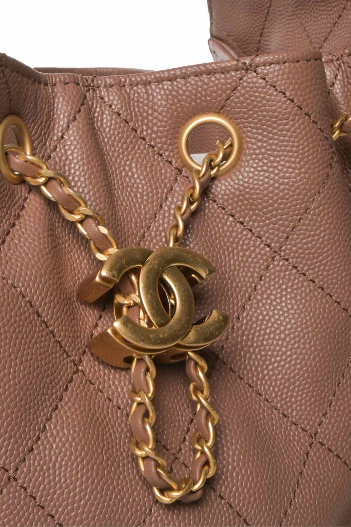 Chanel Grained Calfskin Quilted Small 25 Hobo