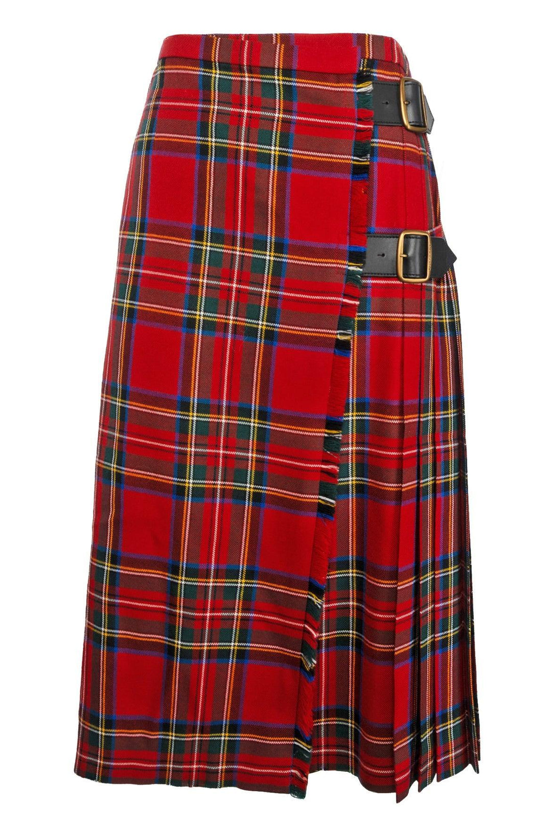Burberry Size 8 Tartan Pleated Skirt