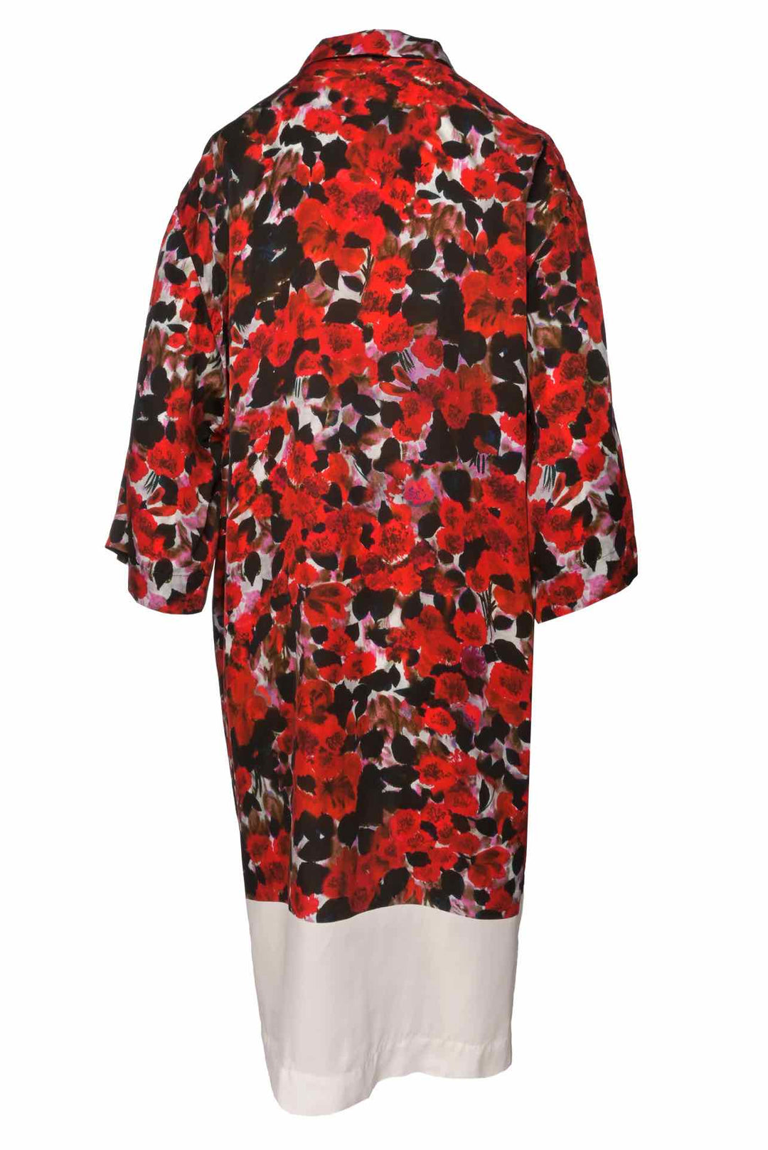 Dries Van Noten Size L Floral Shirt Dress