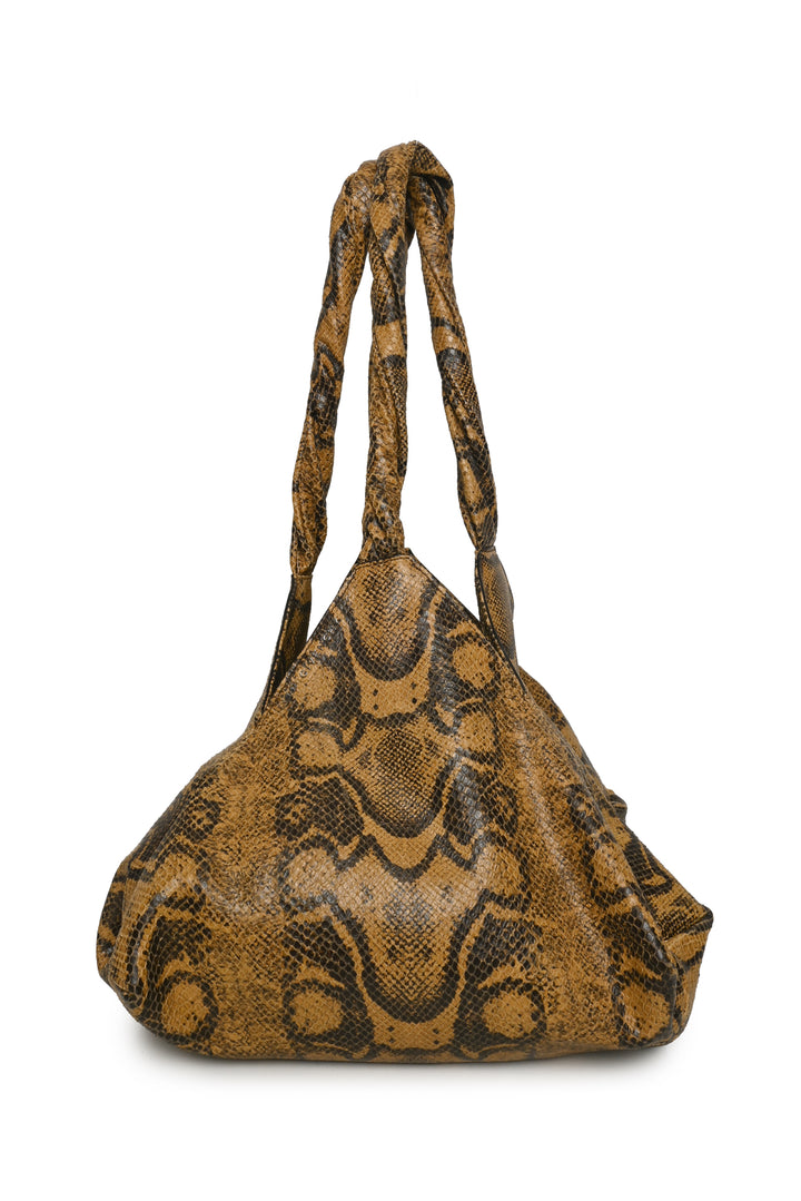 Givenchy 2017 Python Embossed Pyramid Hobo