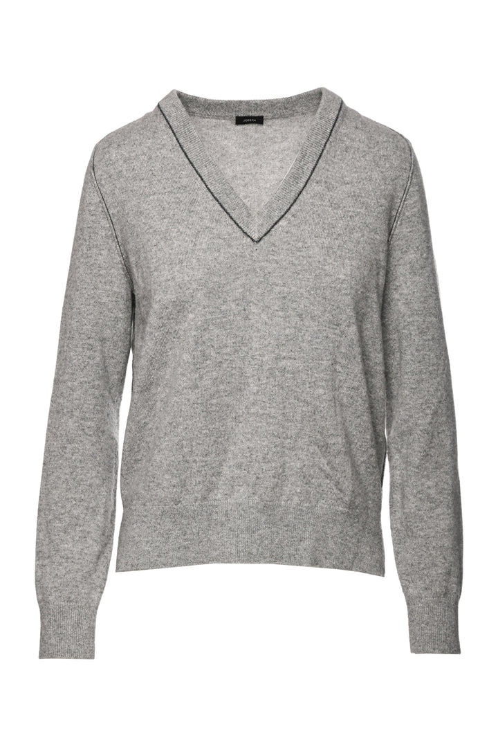 Joseph Size L V-Neck Cashmere Sweater