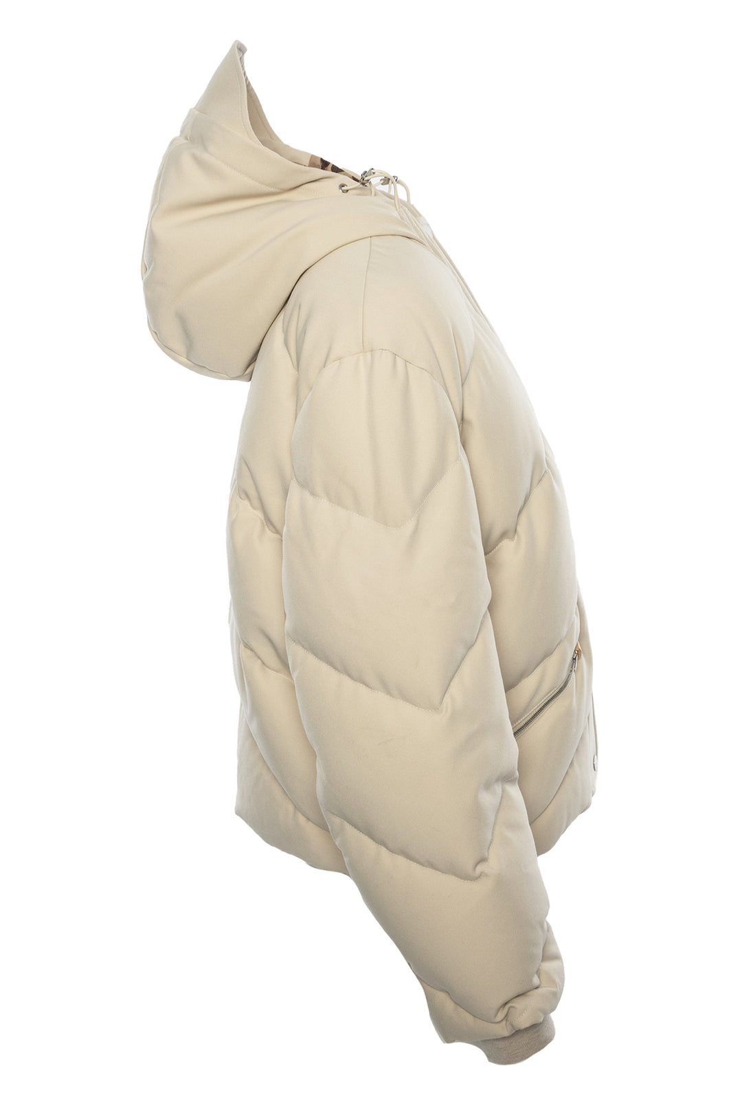 Hermes Size 36 Hooded Short Down Jacket