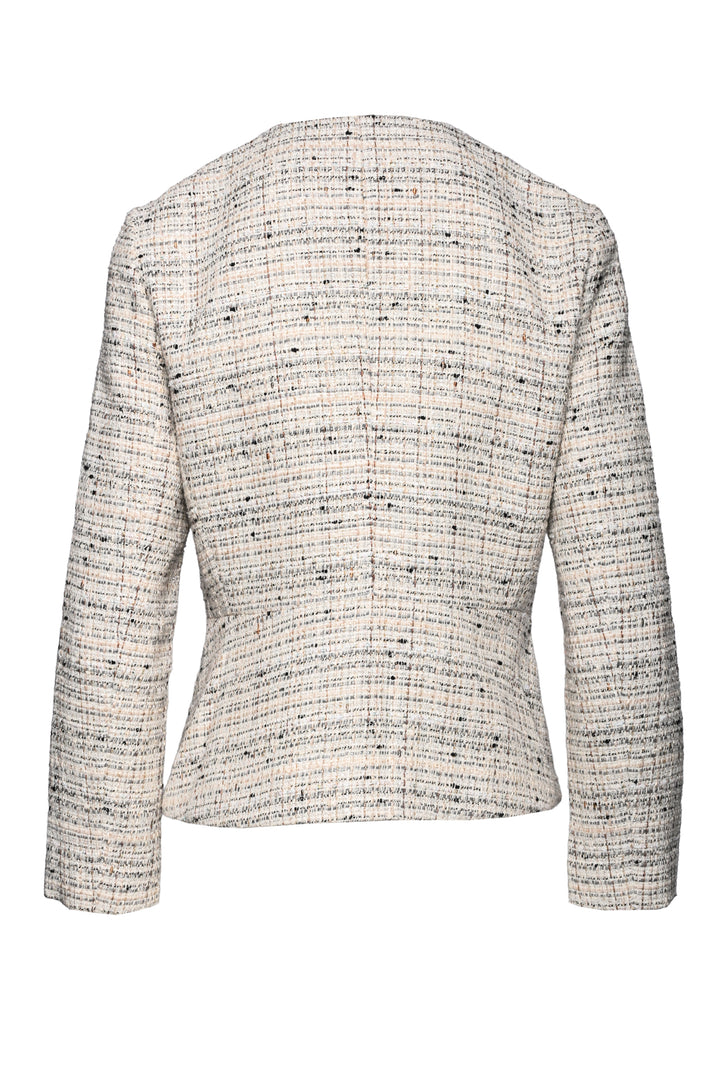 Lafayette 148 Size 4 Emelyn Metallic Tweed Jacket