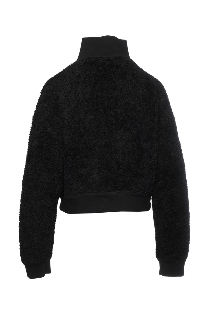 T Alexander Wang Size XS Half-Zip Knubbly Sweatshirt