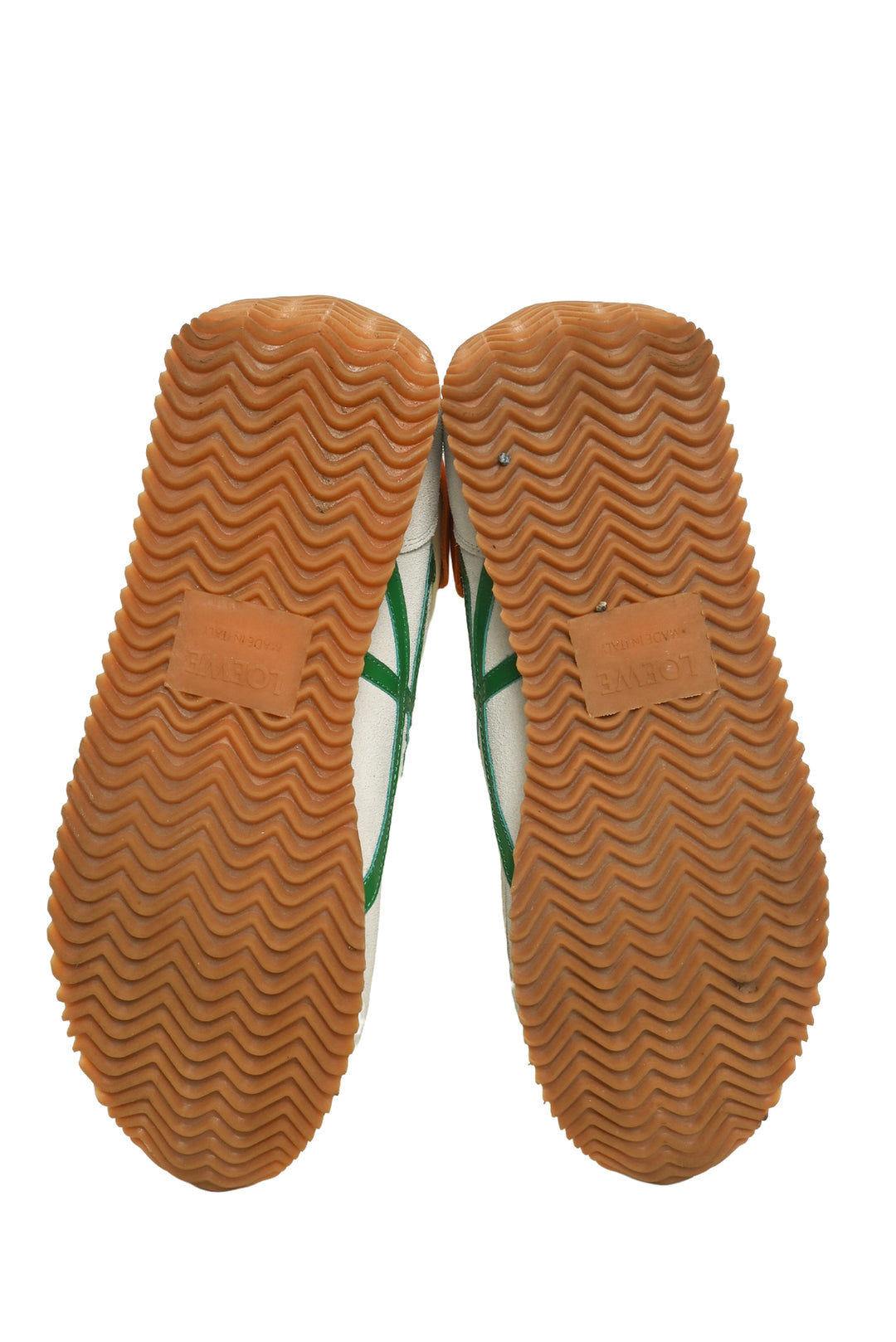 Loewe Size 45 Men's Flow Runner Suede Trimmed Sneakers