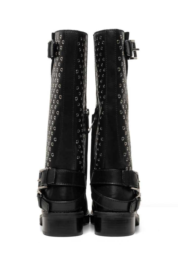 Michael Kors Size 6 Crosby Moto Boots
