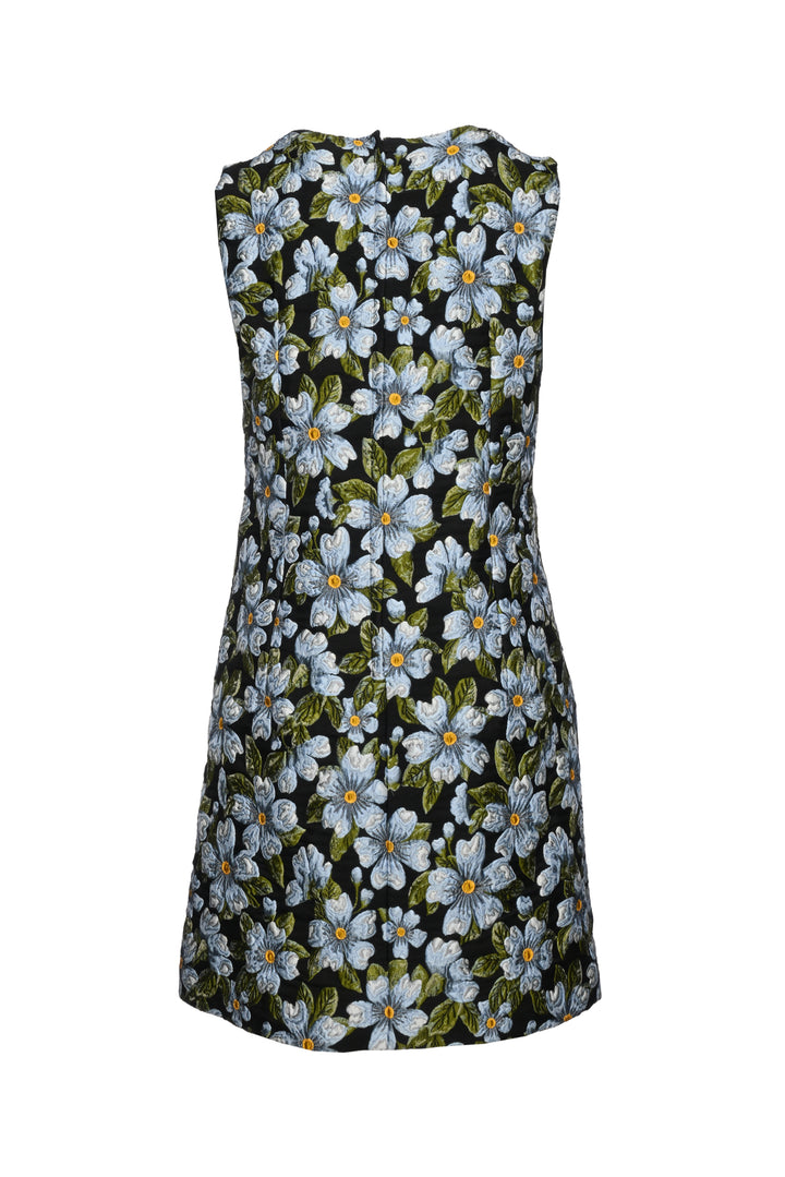 Dolce & Gabbana Size 8 Floral Jacquard Midi Dress