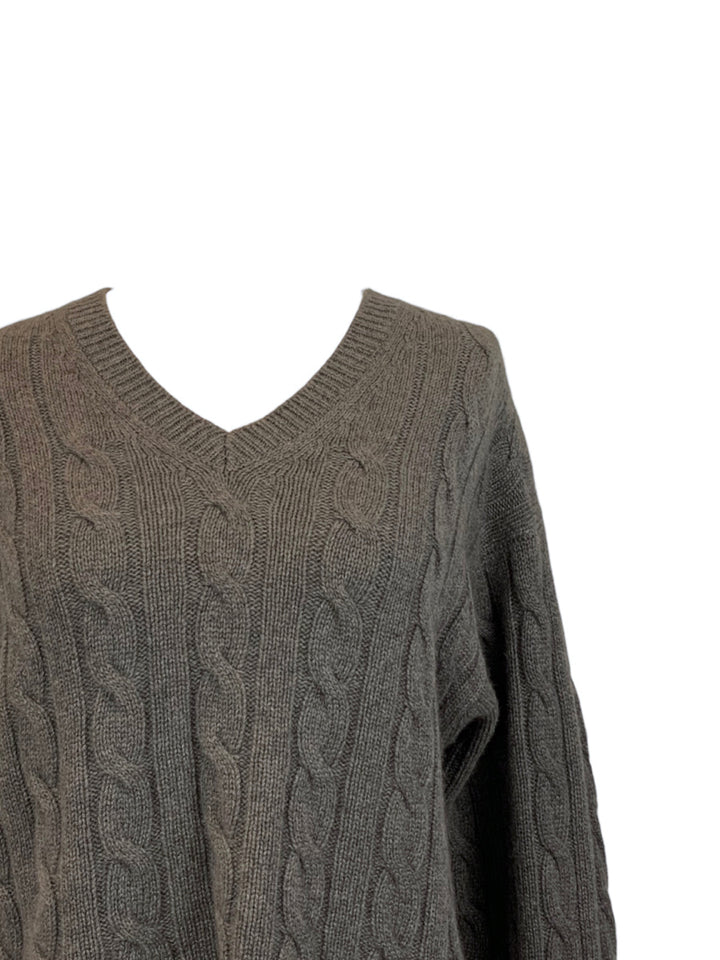 Miu Miu Size 40 V-Neck Cashmere Sweater