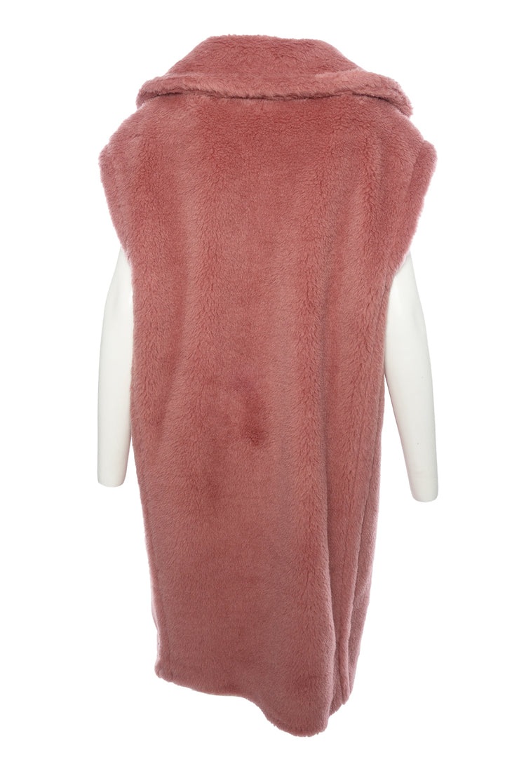 Maxmara Size M Gettata Long Alpaca Teddy Vest