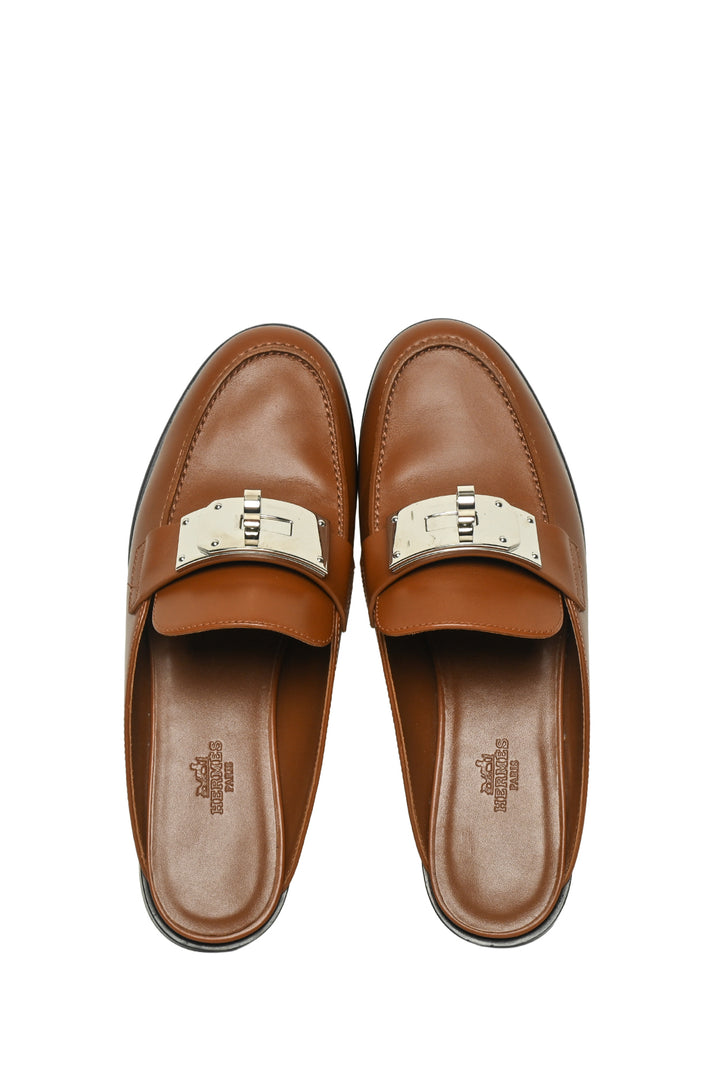 Hermes Size 38 Lota Mules