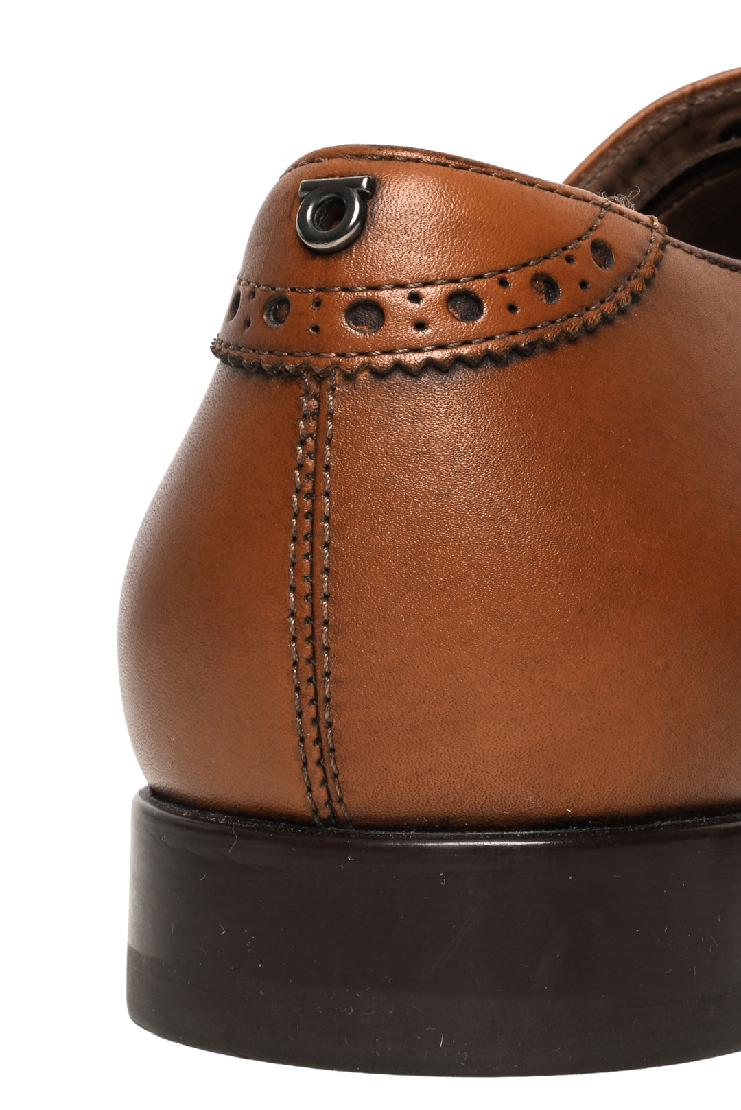Salvatore Ferragamo Size 9 Men's Boston Ambre Cap-Toe Oxfords