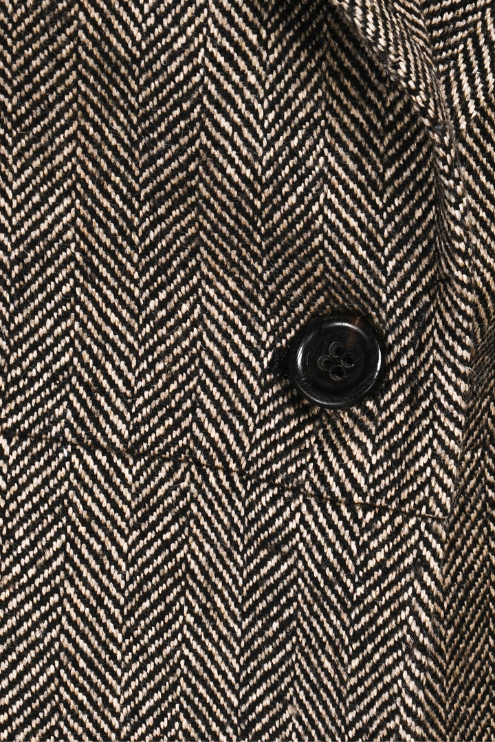 Dolce & Gabbana Size S Single Breasted Herringbone Blazer
