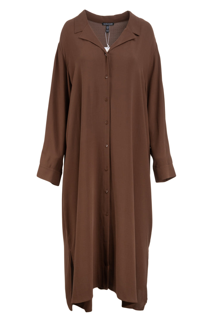 Eileen Fisher Size 3X Silk Shirt Dress