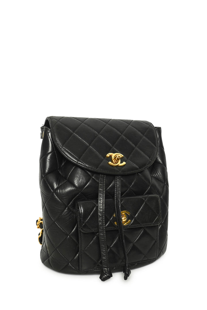 Chanel 1994-1996 Quilted Lambskin Mini Duma BackPack
