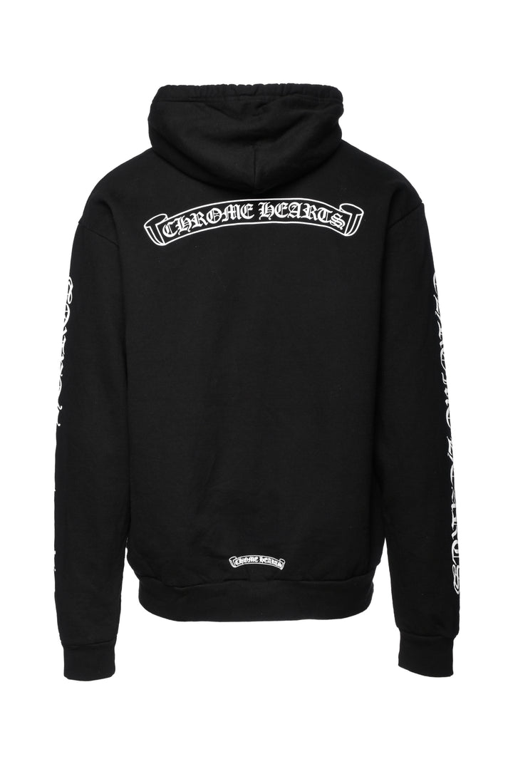 Chrome Hearts Size L Men's Scroll Logo Pullover Hoodie