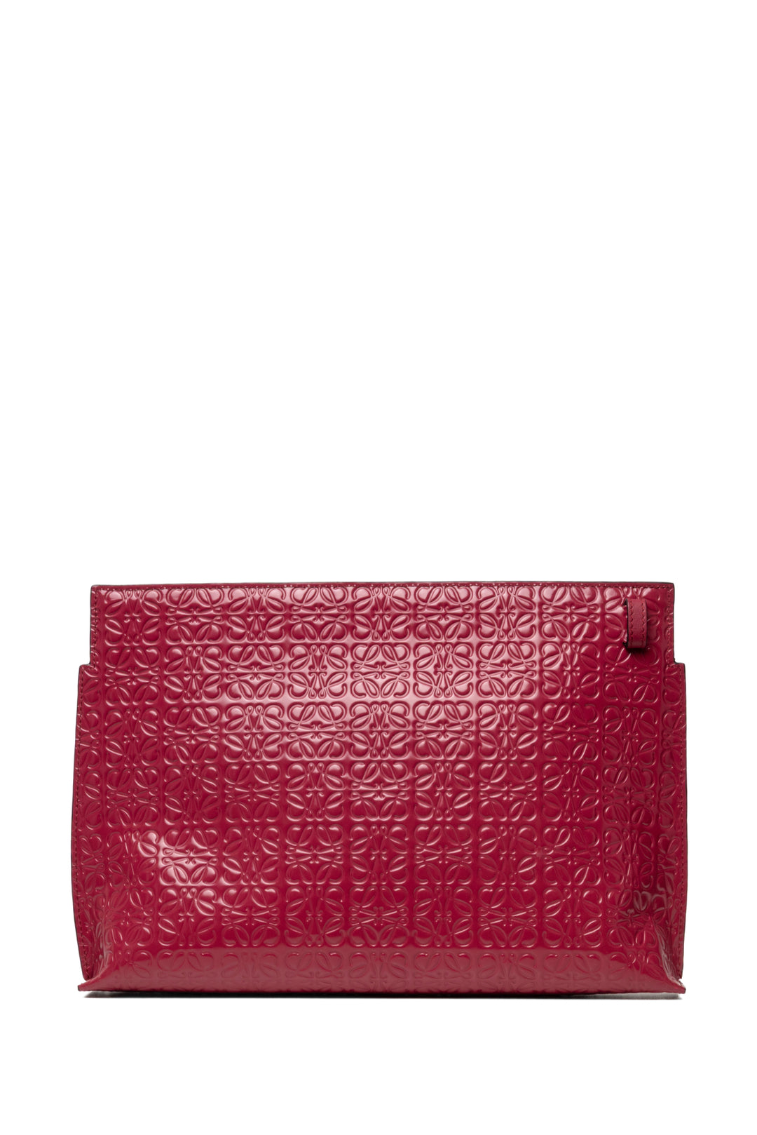 Loewe Anagram Embossed Leather T Clutch