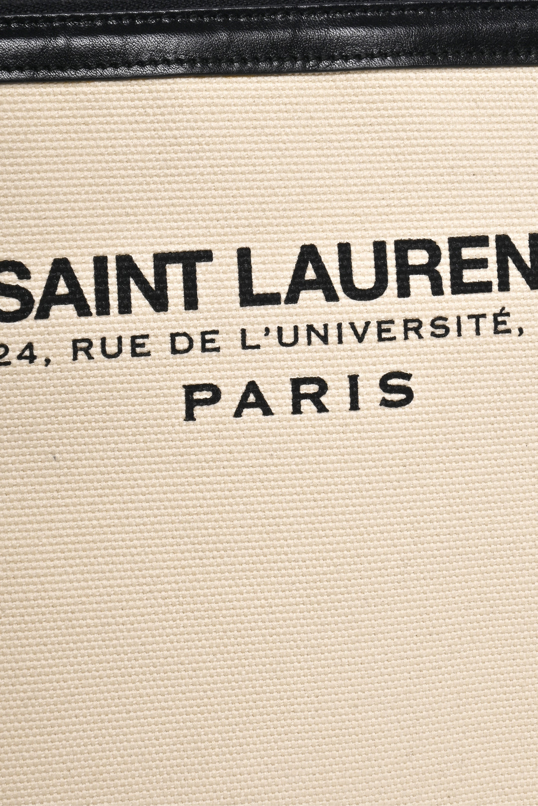 Saint Laurent 2015 Canvas Beach Zip Pouch