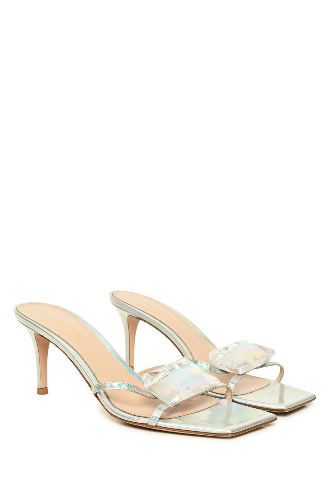 Gianvito Rossi Size 38.5 Jaipur Summer Mule Sandals