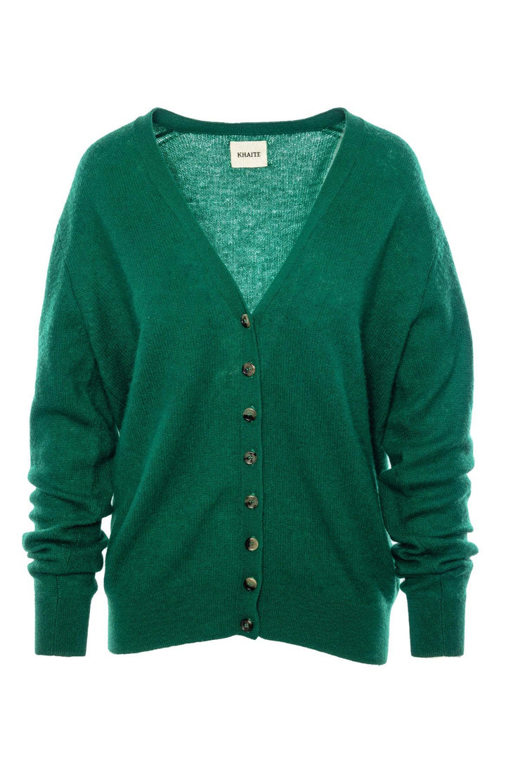 Khaite Size S V-Neck Cashmere Cardigan