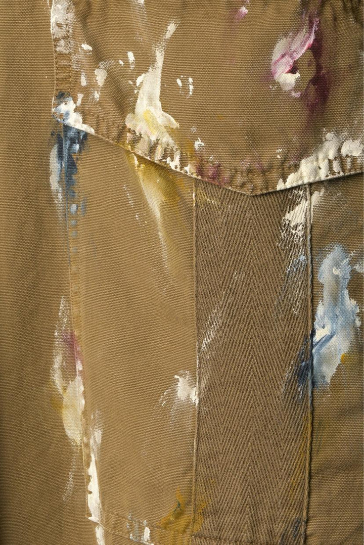 Raquel Allegra Size 2 Hand Painted Duster Trench Coat