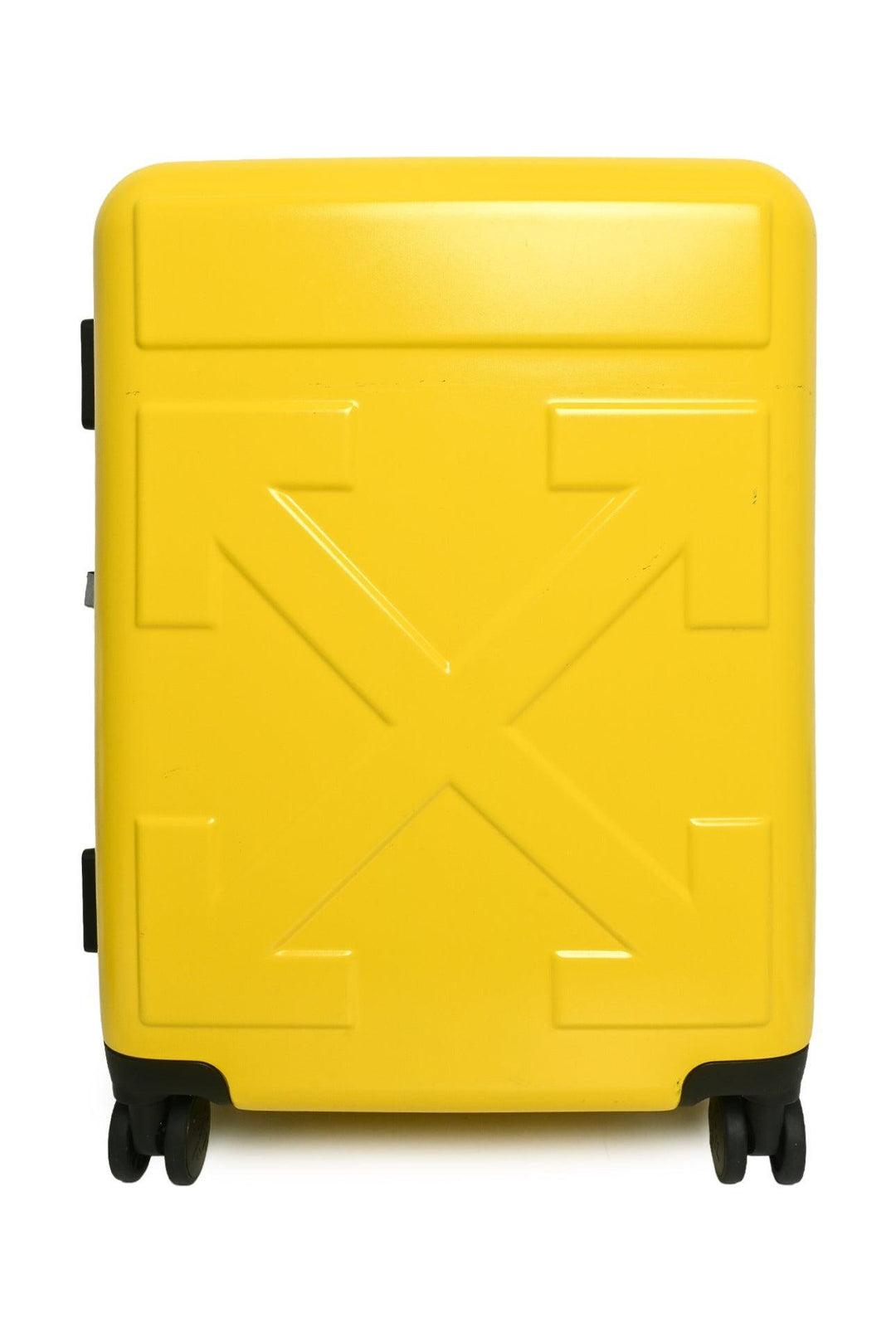 Off White Arrow Trolley Suitcase