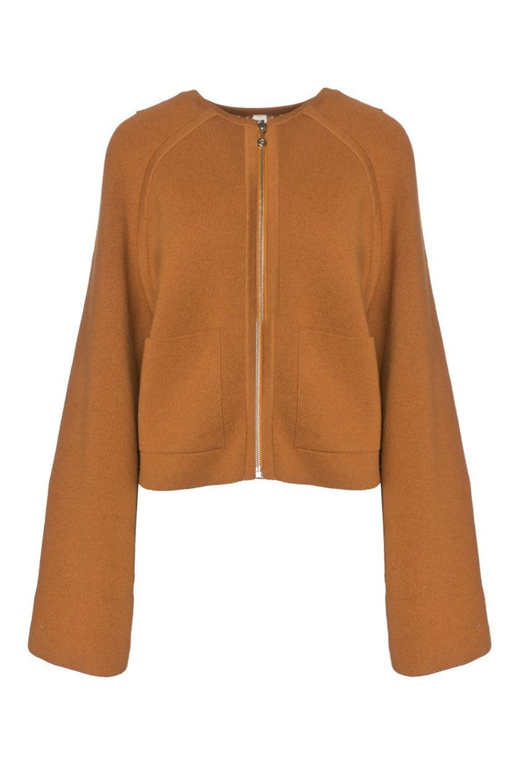 Hermes Size 38 "H en Biais" Reversible Knit Jacket
