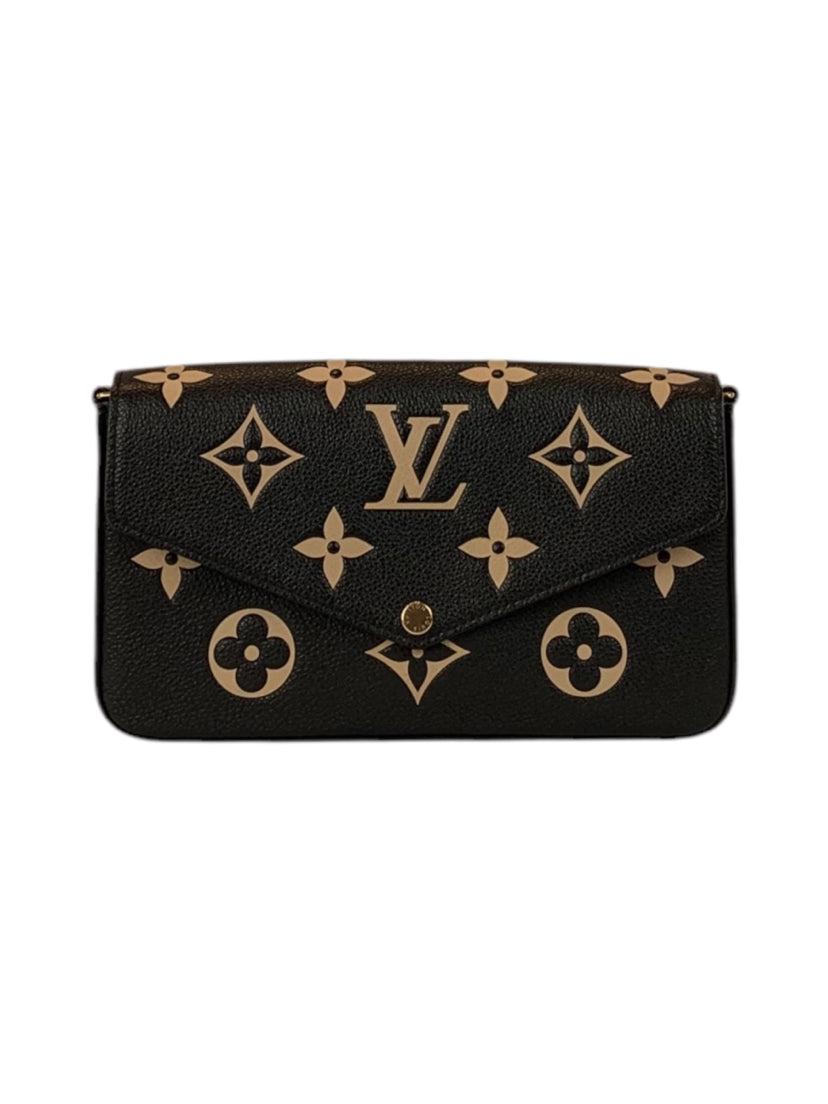 Louis Vuitton 2021 Felicie Pochette Monogram Empreinte Leather Crossbody