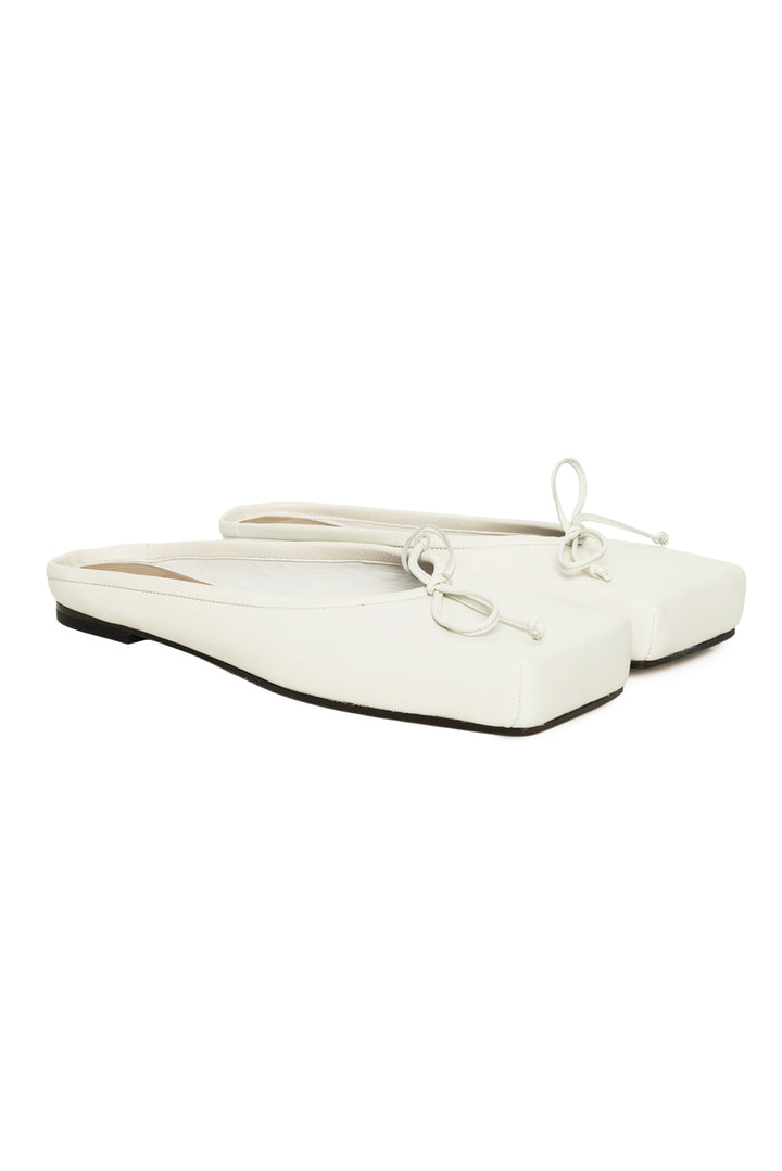 Jacquemus Size 39 Square Toe Flat Ballet Mules