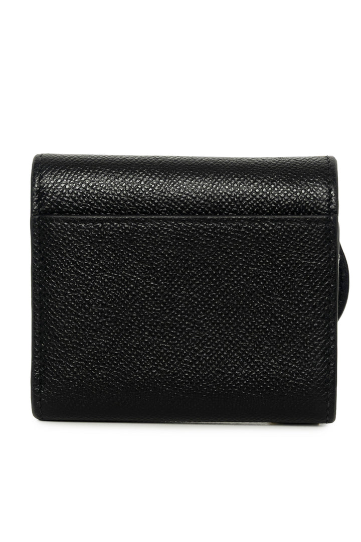 Dior Grained Calfskin Saddle Lotus Wallet